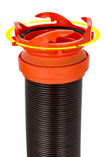 Camco RhinoFLEX RV Sewer Hose Extension Kit with Swivel Fitting, 10 ft (39774)