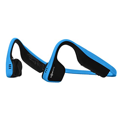AfterShokz Titanium Ocean Blue Bone Conduction Wireless Bluetooth Headphones (AS600OB)