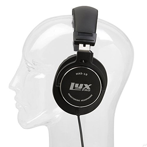 LyxPro HAS-10 Closed-Back Professional Studio Monitor and Mixing Headphones for Listening, Mixer, Piano and More (Sound Isolation, Lightweight, Flexible)