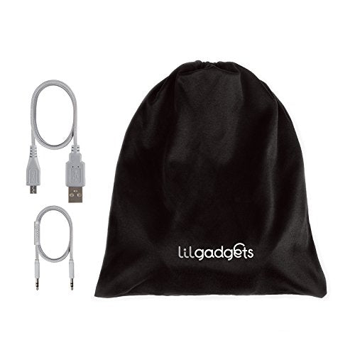 LilGadgets Untangled PRO Kids Premium Wireless Bluetooth Headphones with SharePort, Microphone and (Children) - Blue