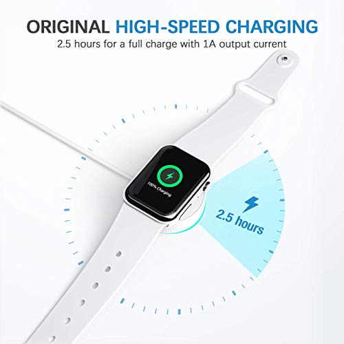 Apple Magnetic Wireless Charger Cable for iWatch Series (1M) Se, 6, 5, 4, 3, 2, 1