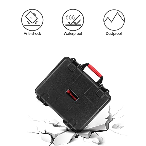 Smatree GA700-2 Floaty/Water-Resistant Hard Case for GoPro Hero 7, 6, 5, 4, 3+, 3, 2,1, (2018), DJI Osmo Action (Camera Accessories Not Included)