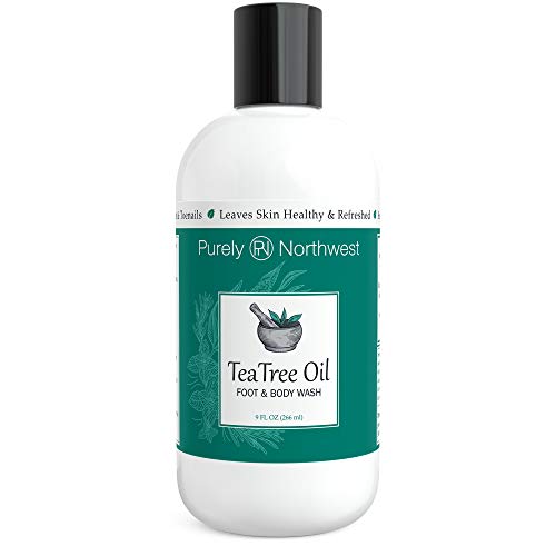 Tea Tree Oil Antifungal Body Wash, Soothes Athletes Foot (9oz)