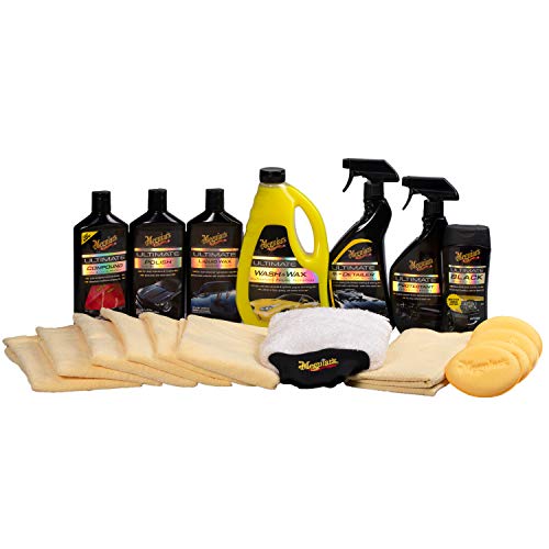Meguiar's Ultimate Car Care Kit G55048 – Premium Detailing Kit for Cars