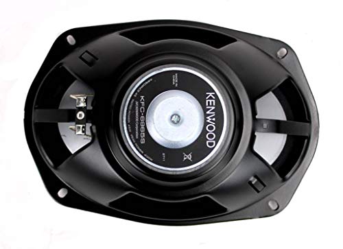 Kenwood KFC-1665S 6.5" 300W 2-Way Car Speaker and KFC-6965S 6x9 400W 3-Way Car Speaker (Set of 2)