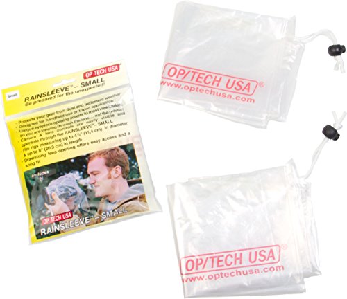 Optech USA Rainsleeve Small (2 Pack), Clear