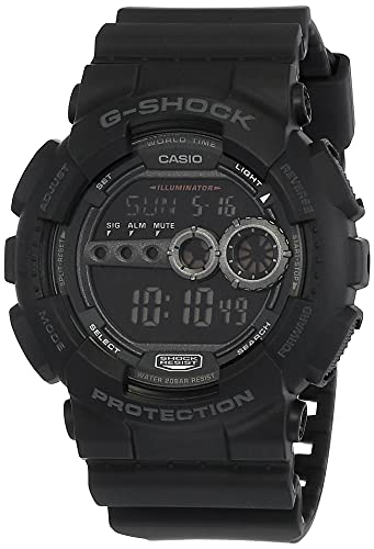 Casio G-Shock GD100-1BCR Men's Digital Sport Watch (X-Large, Black)