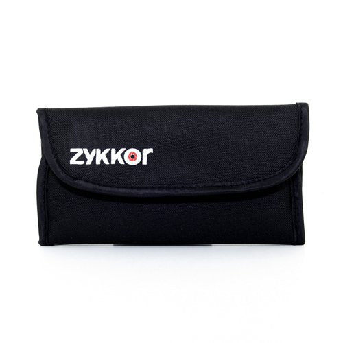 Zykkor Deluxe Professional Filter Pouch for 4 Filters up to 77mm (Large)