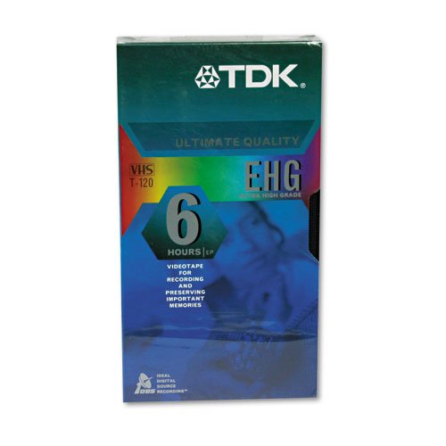 TDK Vivid 6-Hour VHS Cassette (Ultimate Performance)