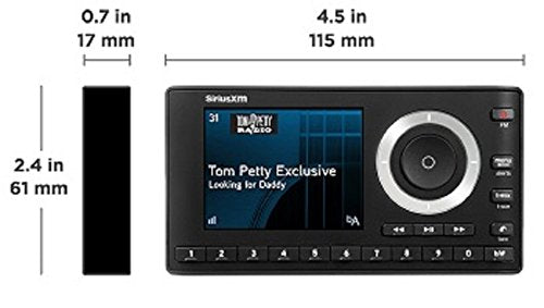 SiriusXM Onyx Plus Satellite Radio (SXPL1V1) with Vehicle Kit & 3 Months Free Service – Enjoy SiriusXM in Your Car's Audio System