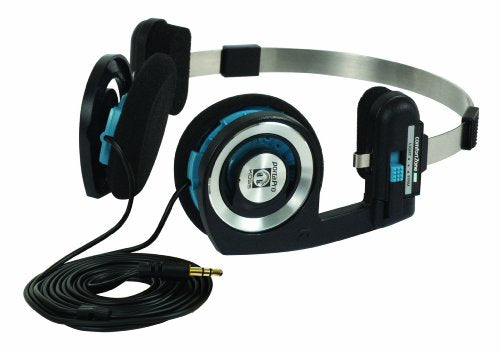 Koss PortaPro On-Ear Headphones with Case (Black/Silver)