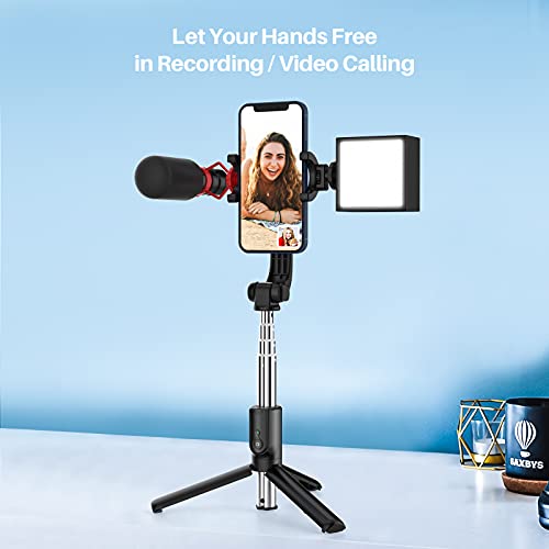 Yoozon Selfie Stick Tripod with Wireless Remote for iPhone 13 Pro Max/13 Mini/13/12, Galaxy S21/Note 20/S10, Google, etc (All-in-One Extendable & Portable)