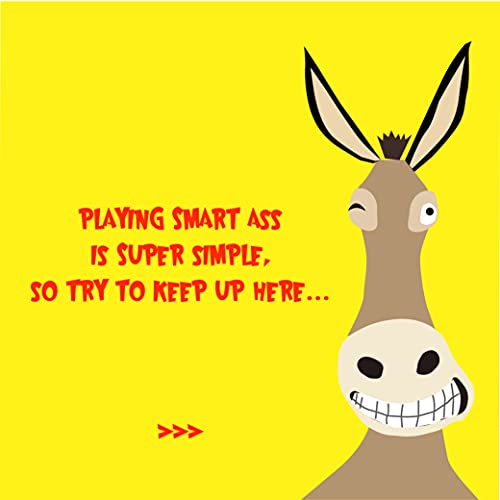 University Games Smart Ass Party Game for Families & Adults (Ages 12+), Tabletop Trivia for People Who Hate Waiting!