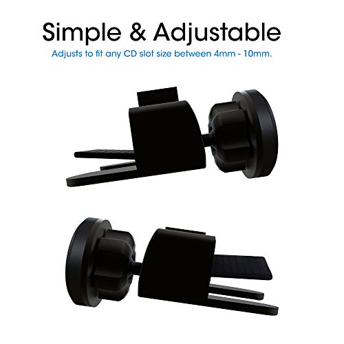 TechMatte MagGrip Universal Magnetic Car Mount, Extra Strong Magnetic Grip (1 Pack)
