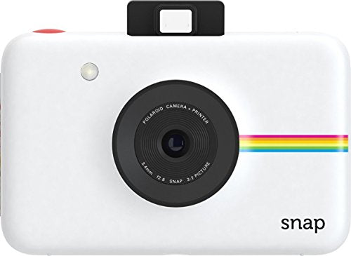 Polaroid Snap Digital Camera (White) with Zero Ink Printing Technology