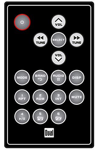 Dual Electronics MCP103B Detachable Marine Stereo with USB and SD Card Ports, 6.5" Dual Cone Speakers and Antenna