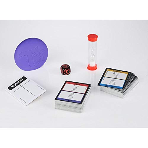 Version 10th Anniversary - Includes 600 Cards (Based on the Classic Party Game)

Taboo 10th Anniversary Edition Board Game - 600 Cards (From the Classic Party Game)