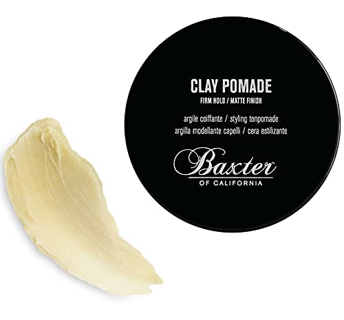 Baxter of California Clay Pomade for Men, Matte Finish & Strong Hold, 2 fl. Oz (65g)