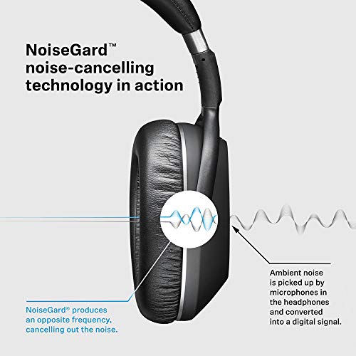 Sennheiser PXC 550 Wireless Headphones with Adaptive Noise Cancelling, Touch Sensitive Control and 30-Hour Battery Life