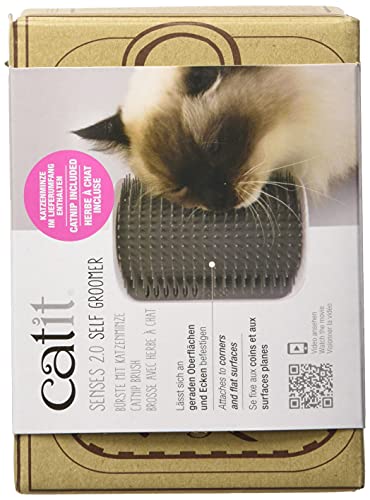 Catit Senses 2.0 Self-Grooming Cat Brush with Interactive Toy Functionality (2.0)