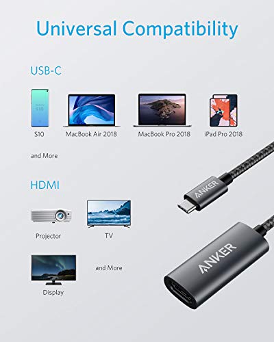 Anker PowerExpand+ Aluminum Portable USB C to HDMI Adapter (4K@60Hz)