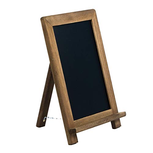 VersaChalk 13" x 9" Porcelain Magnetic Tabletop Chalk Board with Frame (for Business, Bistro Bar, Sandwich Menu, Sidewalk, Parties, Classroom, Wedding)