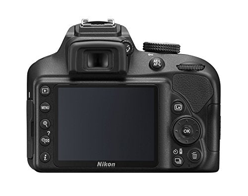 Nikon D3400 DSLR Camera with AF-P DX NIKKOR 18-55mm f/3.5-5.6G VR Lens (Black)