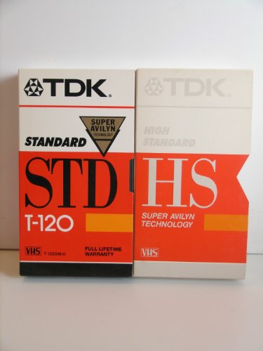 TDK VCR Cassette Video Tape Collection (25 Tapes)