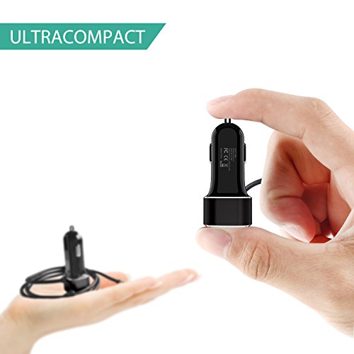 Nekteck 27W 5.4A USB C Car Charger for iPhone 12/12 Pro/11/11 Pro/Xs/Xs Max/Xr, iPad, AirPods, Samsung Galaxy S21/S20/S10, Note, LG, Google Pixel & More