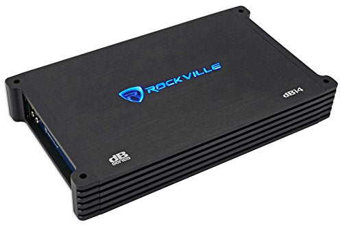 Rockville dB14 Mono Car Audio Amplifier [4000W Peak/1000W RMS; 2 Ohm]