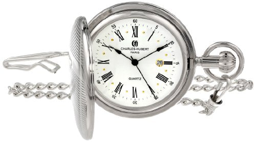 Charles-Hubert Paris Quartz Pocket Watch (3892-W)