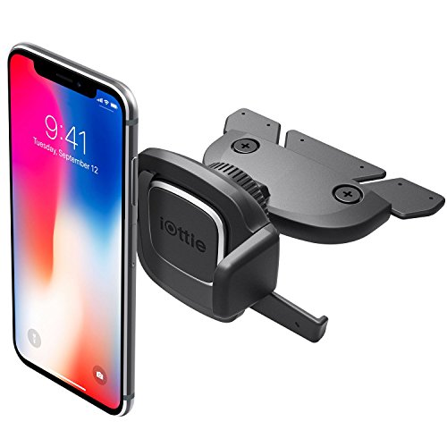 iOttie Easy One Touch 4 Car Mount Phone Holder for iPhone, Samsung, Motorola, Huawei, Nokia, LG Smartphones (CD Slot)