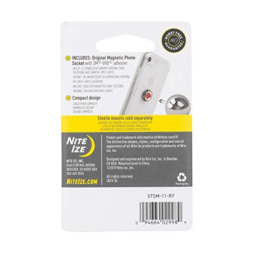 Nite Ize Steelie Magnetic Phone Socket (Additional Magnet) for Phone Mounting Systems