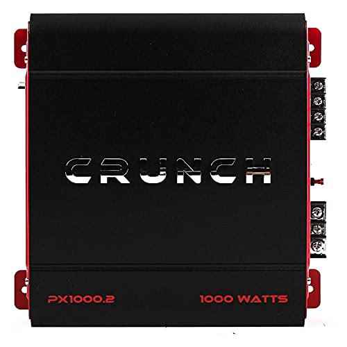 Crunch PX1000.2 Power Amplifier (Class AB, 2-Ch, 1,000W Max)