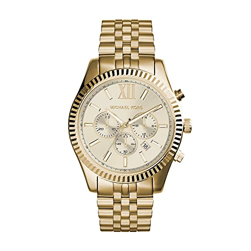 Michael Kors Lexington Gold-Tone Stainless Steel Wristwatch (MK8281)
