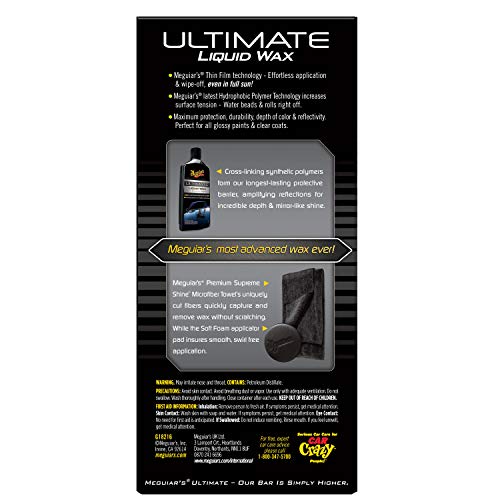 Meguiar's Ultimate Liquid Wax (G18216), 16 fl. oz.
