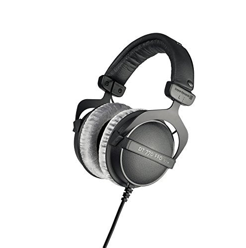 beyerdynamic DT 770 PRO 80 Ohm Gray Over-Ear Studio Headphones (Enclosed Design, Wired for Recording/Monitoring)