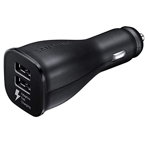 Samsung Fast Charge Dual-Port Car Charger (EP-LN920BBEGUS) - Black