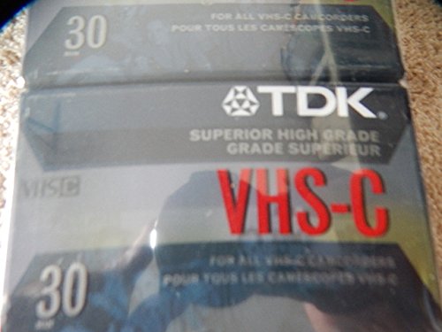 Minute Video Cassette Tapes (2Pack)

TDK VHS-C30 2-Pack Video Cassette Tapes