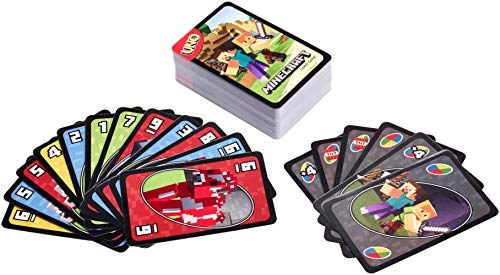 Mattel UNO Minecraft Card Game (Basic Pack), Multicolor