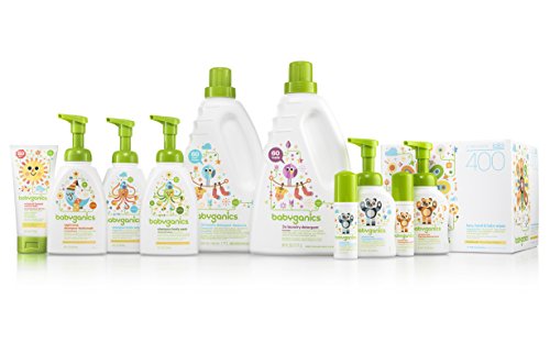 Babyganics Fragrance Free Baby Shampoo + Body Wash (16 Fl Oz, 3 Pack, Pump Bottle, [Packaging May Vary])