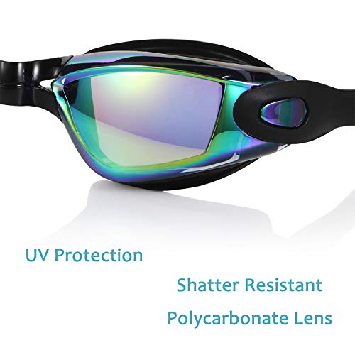 Aegend Swimming Goggles, No Leaking for Adults, Men and Women (Youth)