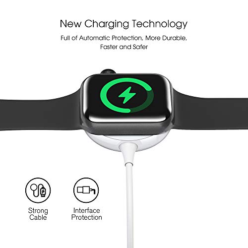 Apple Magnetic Wireless Charger Cable for iWatch Series (1M) Se, 6, 5, 4, 3, 2, 1