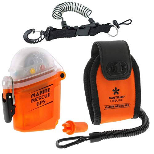 Nautilus LifeLine Marine GPS with Neoprene Pouch and Coil Lanyard (Free)