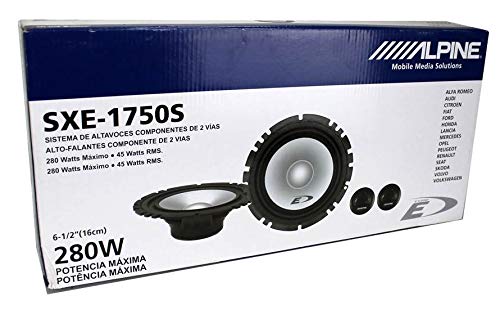 Alpine SXE-1750S 6.5" 560W 2-Way Car Audio Component Speakers (SXE1750S)