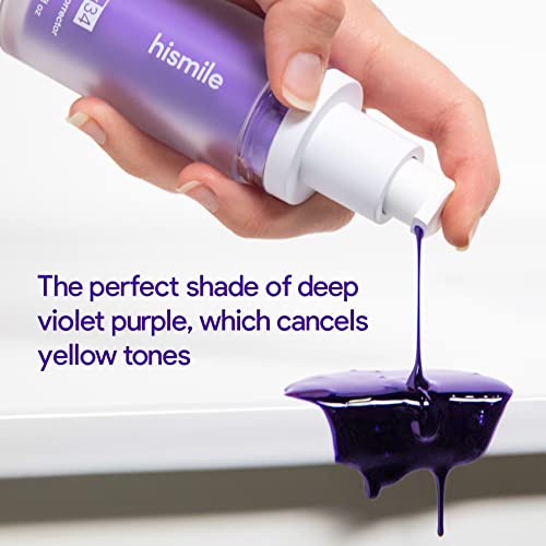 Hismile V34 Colour Corrector [Purple Toothpaste] - Teeth Whitening & Stain Removal.