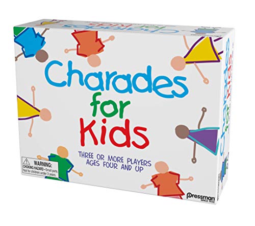 Pressman Charades for Kids Family Game (No Reading Required), 5"
