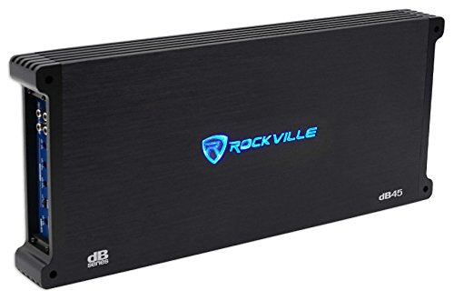Rockville dB45 3200W 4-Channel Car Amplifier (800W RMS Power Output)