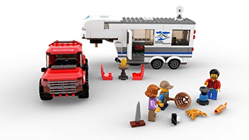 LEGO City Pickup & Caravan Building Kit (60182, 344 Pieces)