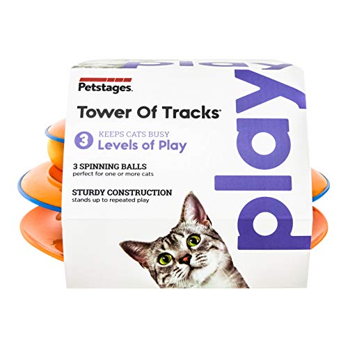 Petstages 3-Tier Tower of Tracks Cat Toy (Interactive)